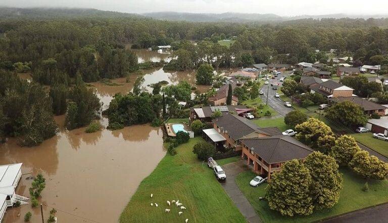 Storm in Australia Causes Flooding on Great Ocean Road