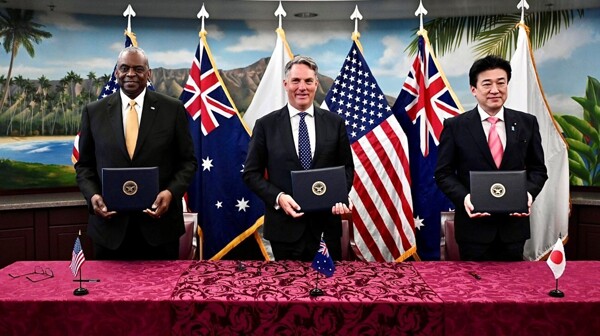 Australia, Japan, and USA Commit to Military Cooperation